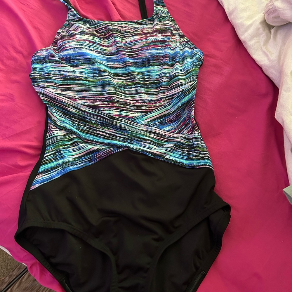 Multi color speedo swimsuit